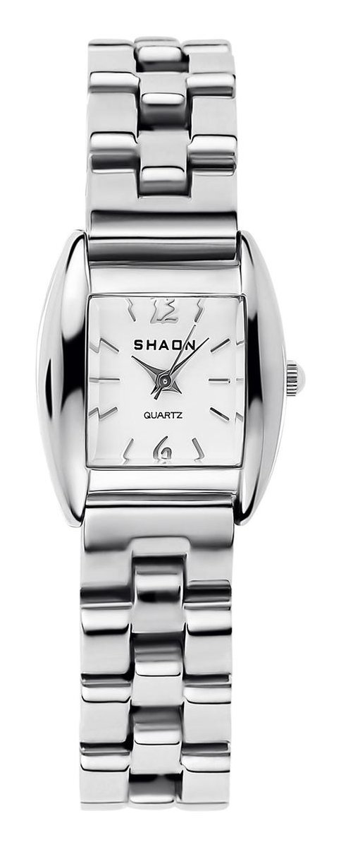 Shaon 22-2105-18 Horloge - Staal - Zilverkleurig - Ø 25 mm
