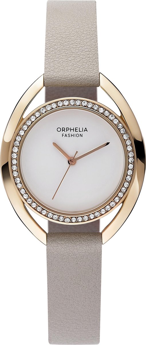 Orphelia Minuit OF711914 Horloge - Leer - Grijs - Ø 38 mm