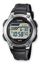 Casio Collection W-212H-1AVES - Horloge - 36 mm - Kunststof - Zwart