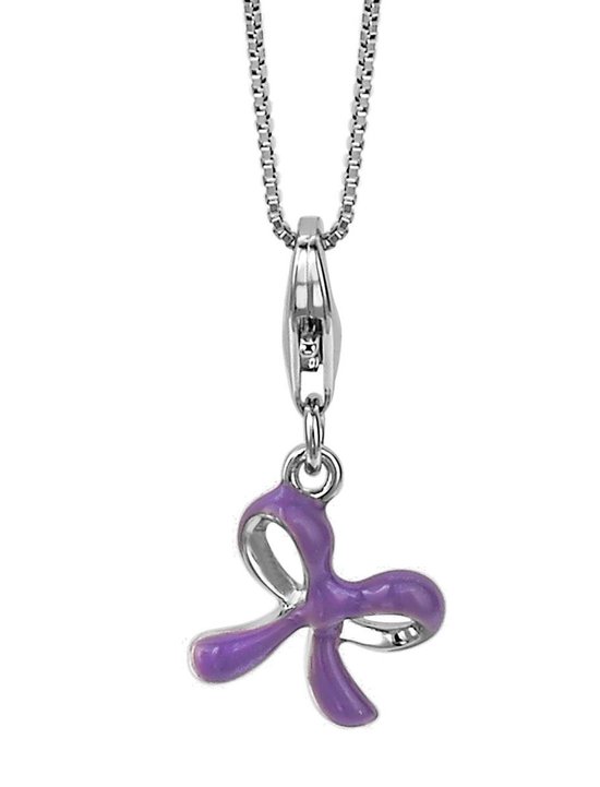 Orphelia Kids Pendentif + Chaîne Purple Bow ZH-6059/1