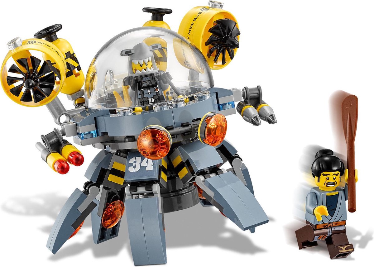LEGO NINJAGO Movie Vliegende Kwal Duikboot - 70610 | bol