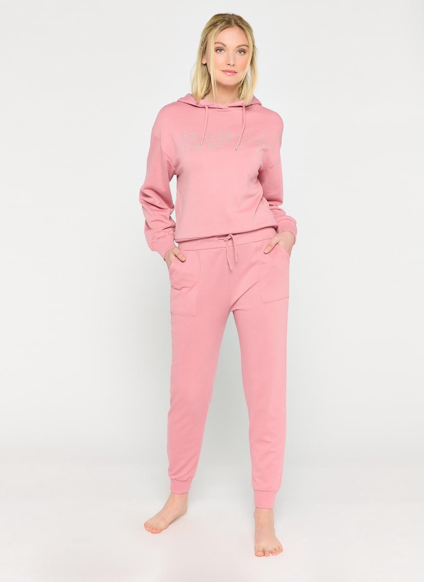 Comfortabele joggingbroek met touwtje - Fuchsia