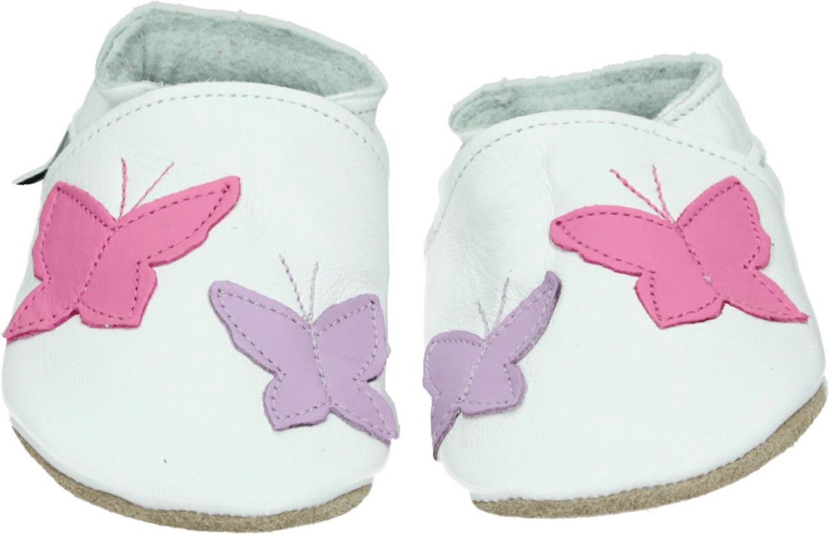 Starchild FLUTTERBYE WHITE - PantoffelsMeisjesKinderpantoffels - Kleur: Wit/beige - Maat: 20.5