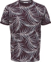 ONLY & SONS ONSIASON SLIM SS AOP TEE Heren T-shirt - Maat XXL