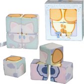 Woezel en Pip Baby Stoffen Blokken Puzzel