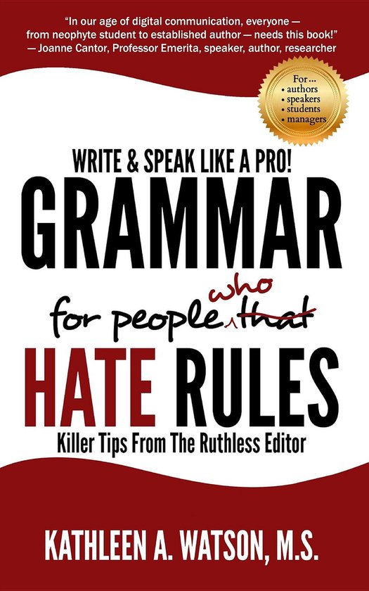 Grammar For People Who Hate Rules - cover