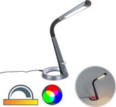 QAZQA manuel - Design LED Dimbare Tafellamp  met Dimmer - 1 lichts - H 45 cm - Zwart -  Woonkamer | Slaapkamer | Keuken