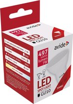Avide LED Spot GU10 Alu+kunststof 7W