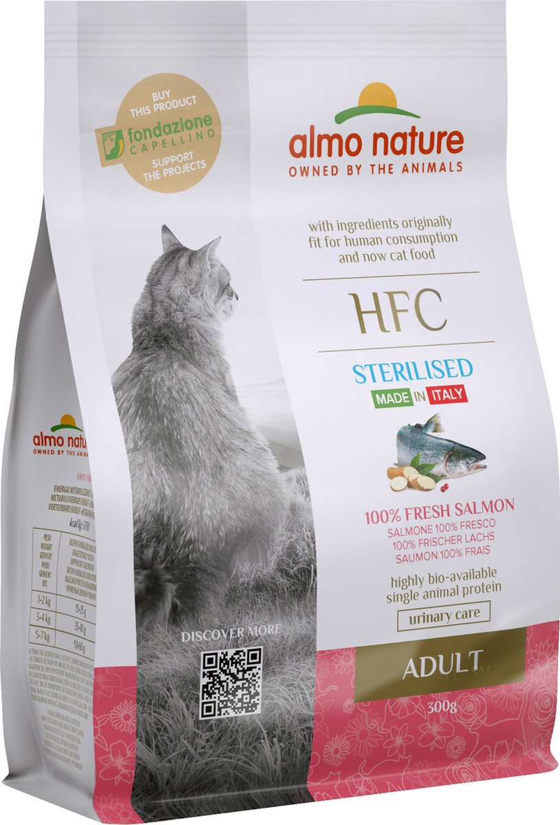 Almo Nature HFC Adult Sterilised Kattenvoer Rund – 1,2 kg