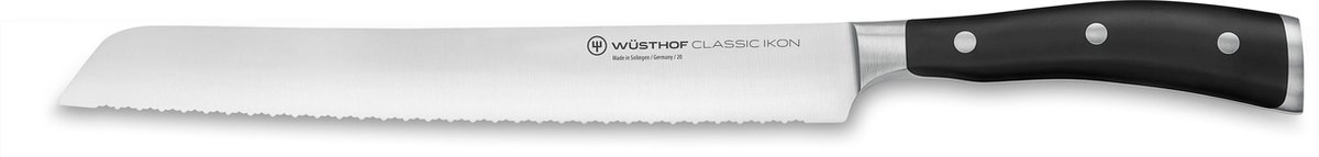 Wusthof - Classic Ikon Broodmes met precisie dubbele kartel 23 cm