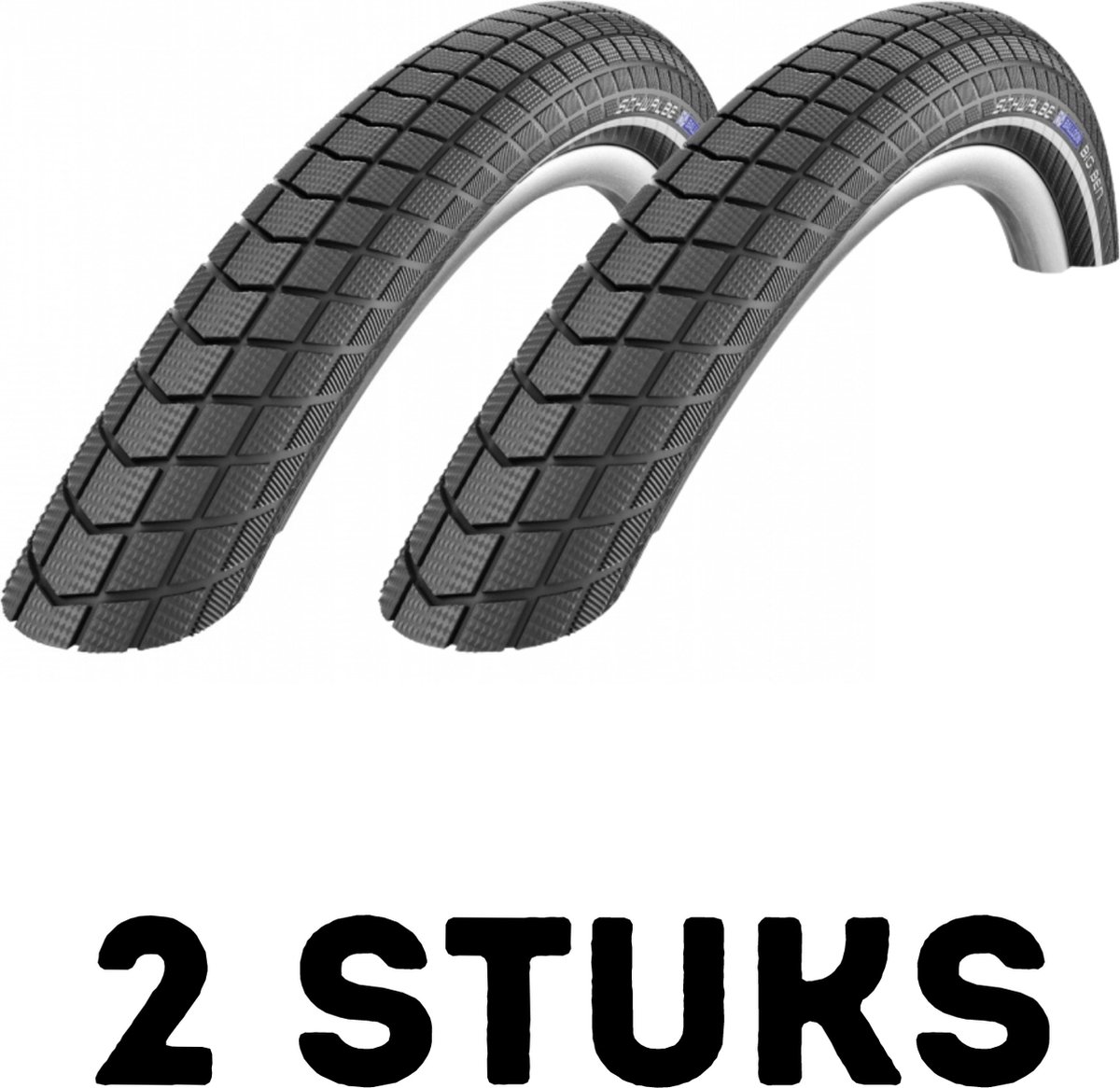 Fietsband - Buitenband - Set van 2 - Big Apple 28 x 2.00 (50-622)