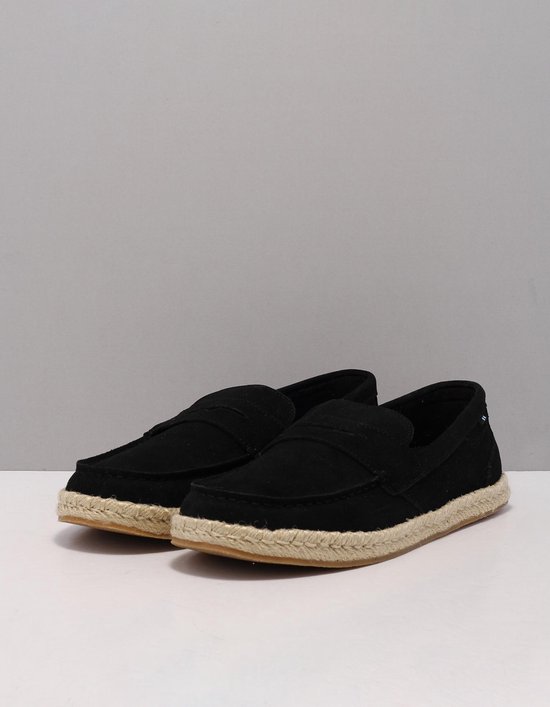 TOMS stanford rope espadrilles heren zwart 10016275 black suede 44