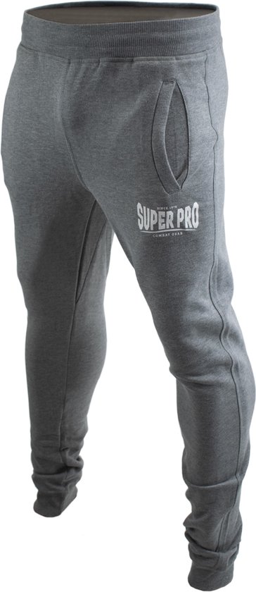 Pantalon de jogging Super Pro Gris / Blanc Large