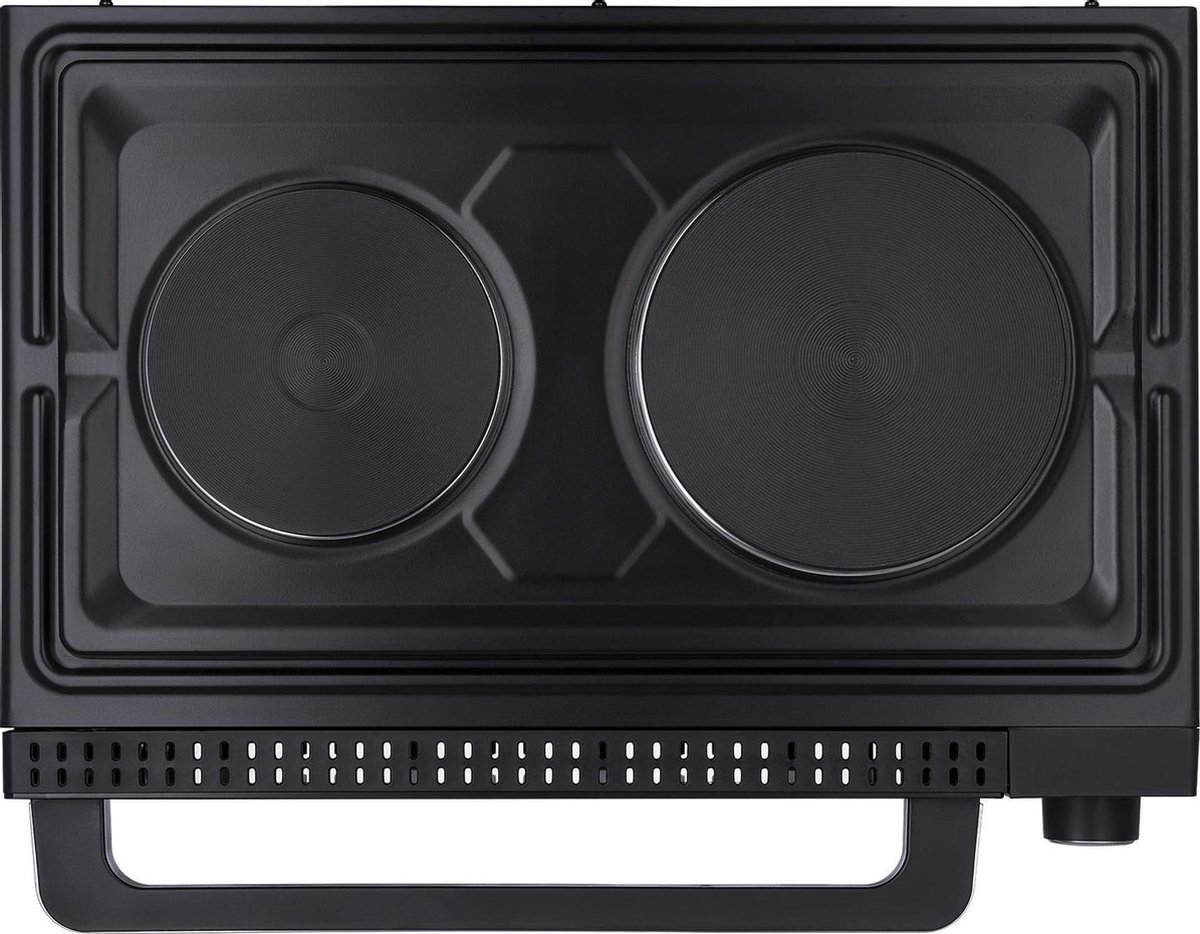 Steba KB K30 - vrijstaande oven met 2 kookplaten - Heteluchtoven - 30 liter - 10⁰ tot 230⁰ - incl draaispit- Zwart – foto 5