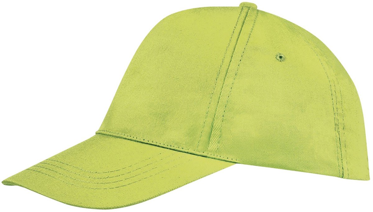 SOLS Unisex Buzz 5 Panel Baseball Cap (Appelgroen)