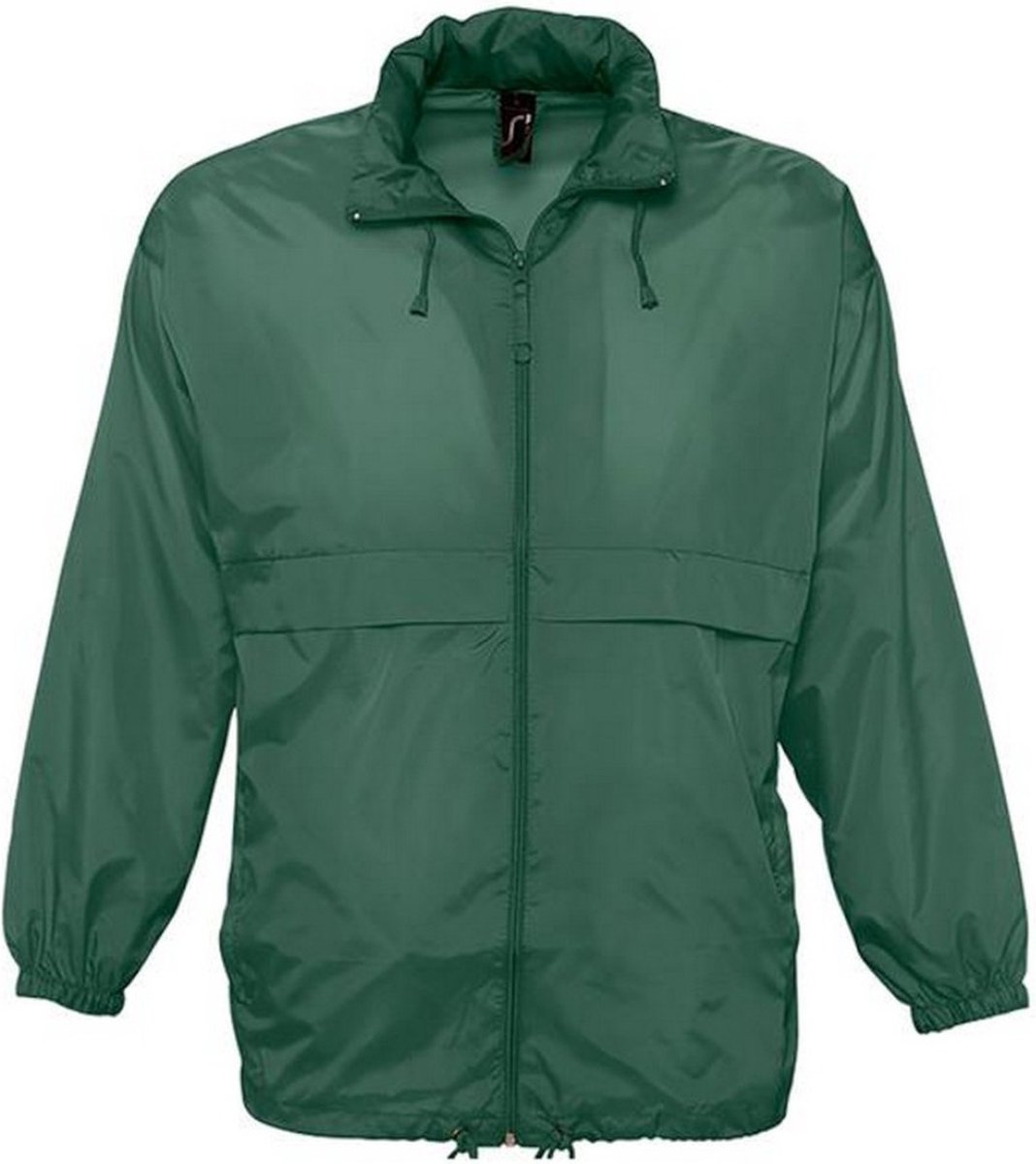 SOLS Unisex Surf Windbreaker Lichtgewicht Jasje Bosgroen