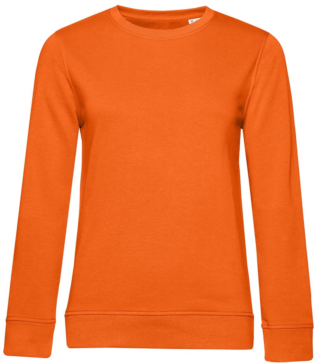 B&C Dames/dames Organic Sweatshirt (Oranje)