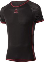 Löffler Sportshirt S/s Grid Transtex Heren Polypropyleen Zwart Mt 52