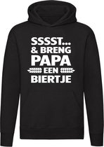 Breng papa bier Hoodie | sweater | vaderdag | vader | zoon | opa | pils | unisex | capuchon
