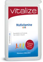 Vitalize Multivitamine Kids 120 kauwtabletten - Kauwtabletten met fruitsmaak (Lactosevrij!) - Met vitaminen en mineralen ter ondersteuning van kinderen in de groei