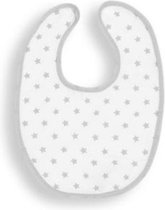 Interbaby Slabbetje Junior 30 Cm Katoen Grijs