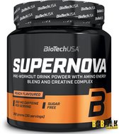 Pre-Workout - SuperNova 282g BioTechUSA - Sinaasappel Mango + GRATIS BeBulk Shaker 700ml