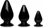 Master Series - Triple Cones Anaalplug Set Van 3 - Dildo - Vibrator - Penis - Penispomp - Extender - Buttplug - Sexy - Tril ei - Erotische - Man - Vrouw - Penis - Heren - Dames