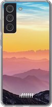 6F hoesje - geschikt voor Samsung Galaxy S21 FE -  Transparant TPU Case - Golden Hour #ffffff