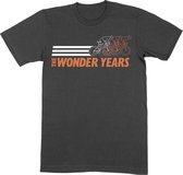 The Wonder Years Heren Tshirt -XL- Cycle Zwart