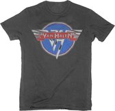 Van Halen Heren Tshirt -XL- Chrome Logo Zwart