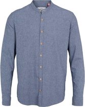 Kronstadt Shirts L/S Johan Crepe henley shirt