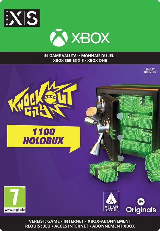 Knockout City: 1100 Holobux - In-game tegoed - Xbox Series X + Xbox One Download