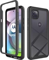 Motorola Moto G 5G Hoesje Volledig Schokbestendig Hybride Cover Zwart
