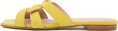 KUNOKA Sylvie yellow - Sandalen Dames - maat 40 - Geel