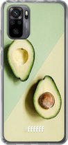 6F hoesje - geschikt voor Xiaomi Redmi Note 10 Pro -  Transparant TPU Case - Avocado Aficionado #ffffff