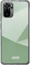 6F hoesje - geschikt voor Xiaomi Redmi Note 10 Pro -  Transparant TPU Case - Fresh Geometric #ffffff