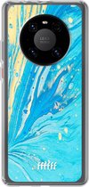 6F hoesje - geschikt voor Huawei P40 Pro -  Transparant TPU Case - Endless Azure #ffffff