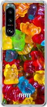 6F hoesje - geschikt voor Sony Xperia 5 III -  Transparant TPU Case - Gummy Bears #ffffff