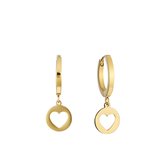 May Sparkle Happiness Dames Oorbellen Staal - Goudkleurig
