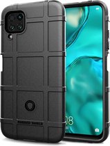 Hoesje voor Huawei P40 Lite - Beschermende hoes - Back Cover - TPU Case - Zwart