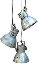 Industriële hanglamp met 3 spots (diverse hoogten). Elke spot is Ø 17 cm 215002174