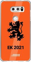 6F hoesje - geschikt voor LG V30 (2017) -  Transparant TPU Case - Nederlands Elftal - EK 2021 #ffffff