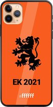 6F hoesje - geschikt voor iPhone 11 Pro Max -  TPU Case - Nederlands Elftal - EK 2021 #ffffff