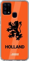 6F hoesje - geschikt voor Samsung Galaxy M31 -  Transparant TPU Case - Nederlands Elftal - Holland #ffffff