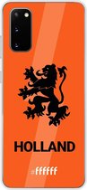 6F hoesje - geschikt voor Samsung Galaxy S20 -  Transparant TPU Case - Nederlands Elftal - Holland #ffffff