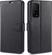Voor Xiaomi Redmi K30S AZNS Schapenvacht Textuur Horizontale Flip Leren Case met Houder & Kaartsleuven & Portemonnee (Zwart)
