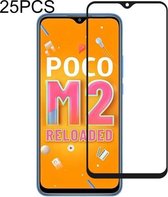 Voor Xiaomi Poco M2 Reloaded 25 STKS Volledige lijm Volledig scherm gehard glasfilm