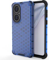 Voor Huawei P50 Pro schokbestendige honingraat PC + TPU beschermhoes (blauw)