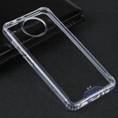 Voor Geschikt voor Xiaomi Redmi Note 9 5G / Note 9T 5G Vierhoekige schokbestendige transparante TPU + pc-beschermhoes