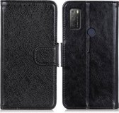 Voor Alcatel 1S (2021) Nappa Texture Horizontale Flip Leren Case met Houder & Kaartsleuven & Portemonnee (Zwart)